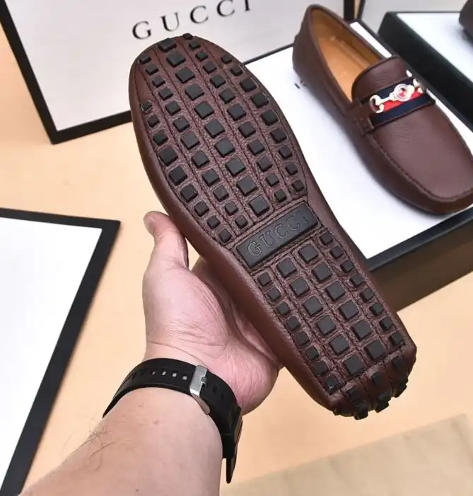 hype Gucci Leather Shoes