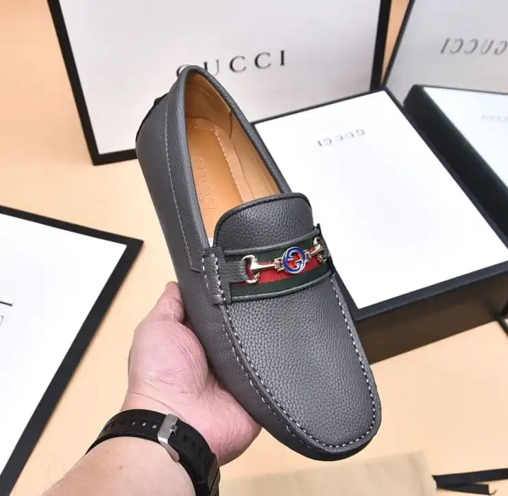 hype Gucci Leather Shoes