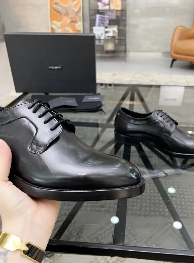 hype Prada Leather Shoes