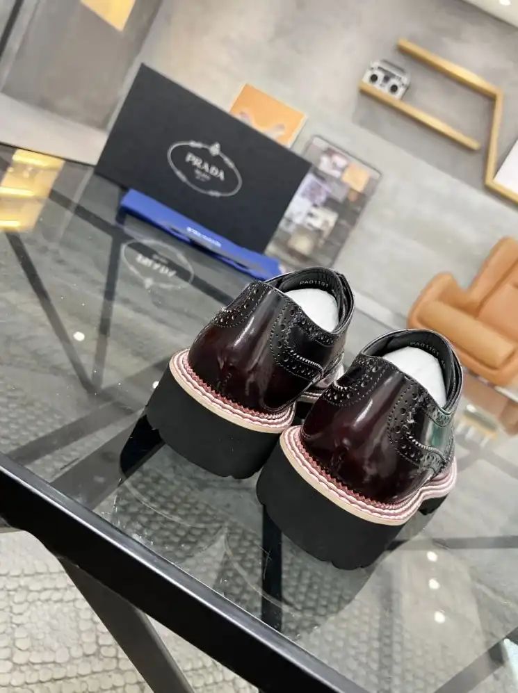 hype Prada Leather Shoes