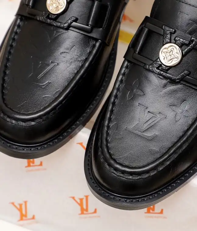 hype LV Leather Shoes