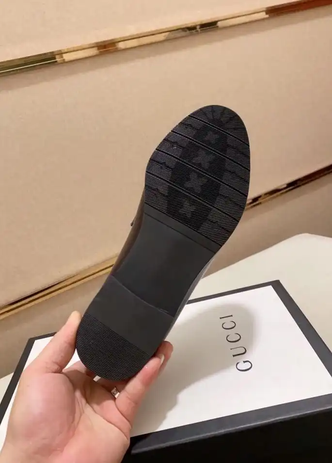 hype Gucci Leather Shoes