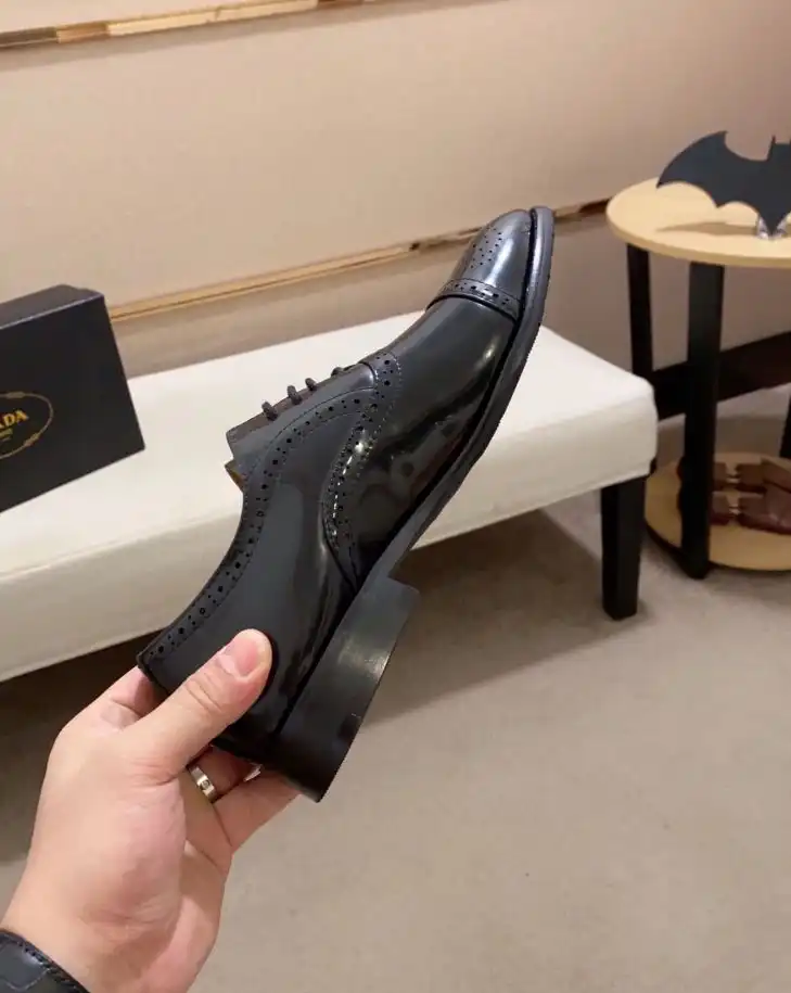 hype Prada Leather Shoes