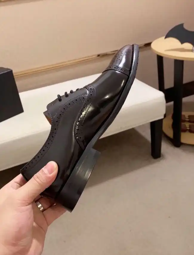 hype Prada Leather Shoes