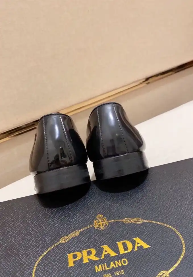 hype Prada Leather Shoes