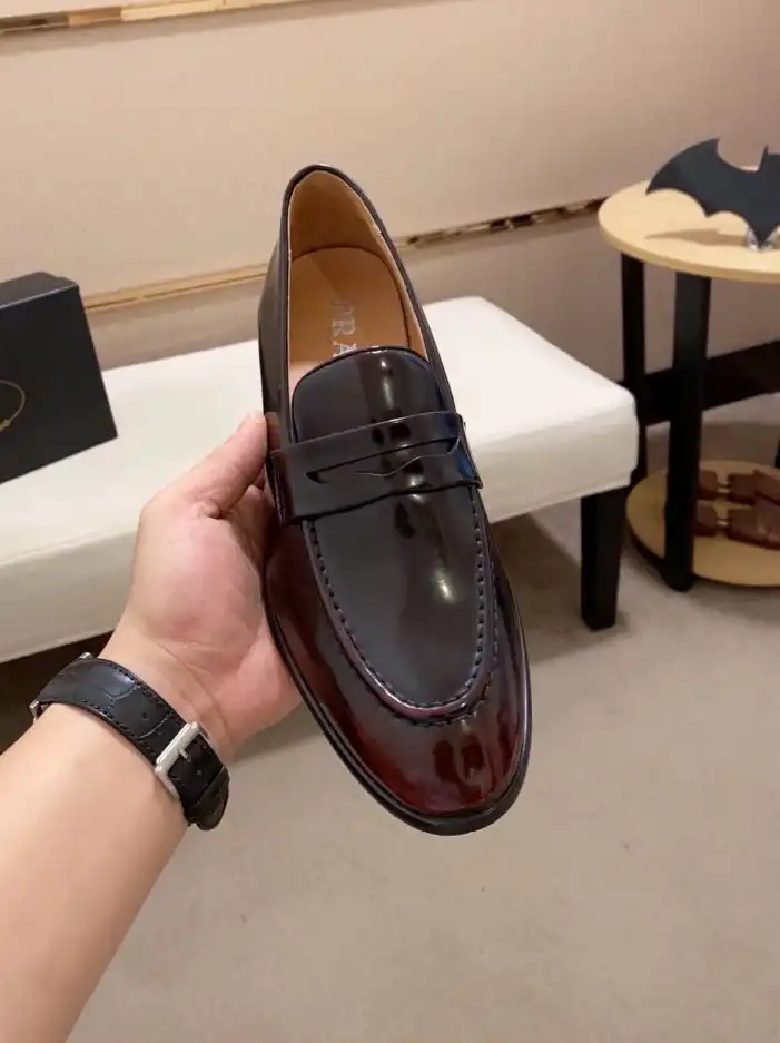 hype Prada Leather Shoes