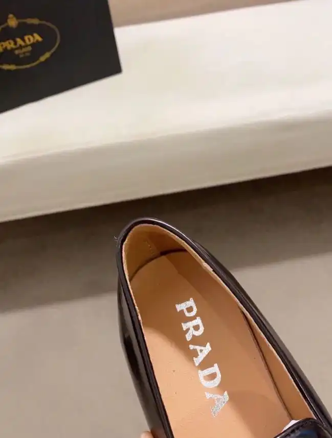 hype Prada Leather Shoes