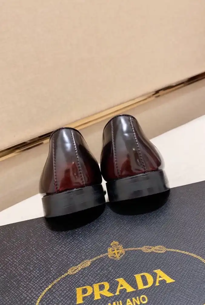 hype Prada Leather Shoes