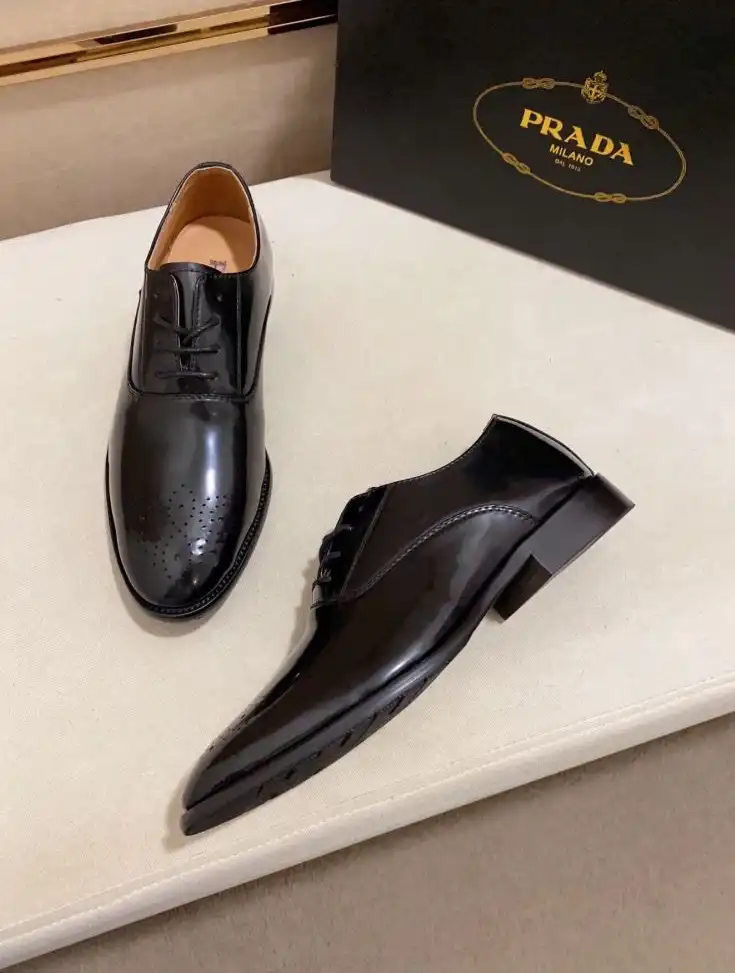 hype Prada Leather Shoes