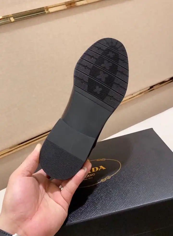 hype Prada Leather Shoes