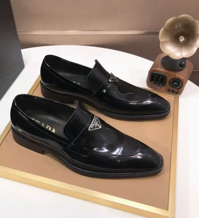 hype Prada Leather Shoes