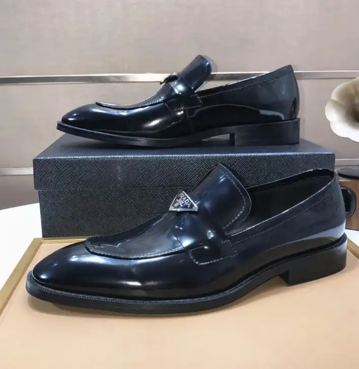 hype Prada Leather Shoes