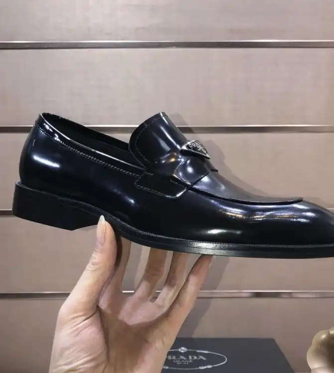 hype Prada Leather Shoes