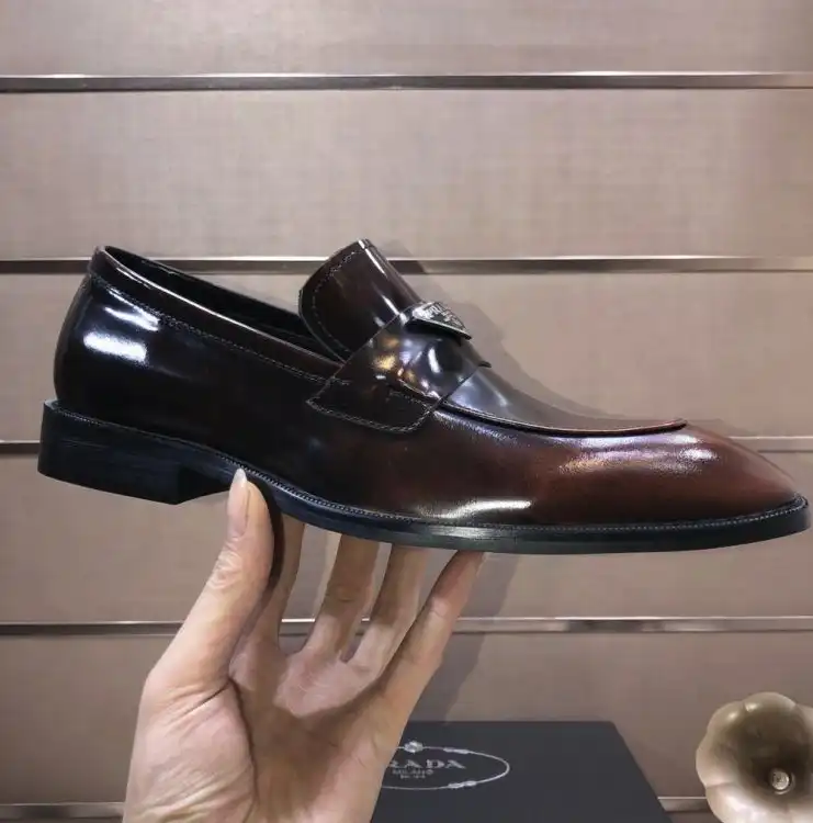 hype Prada Leather Shoes