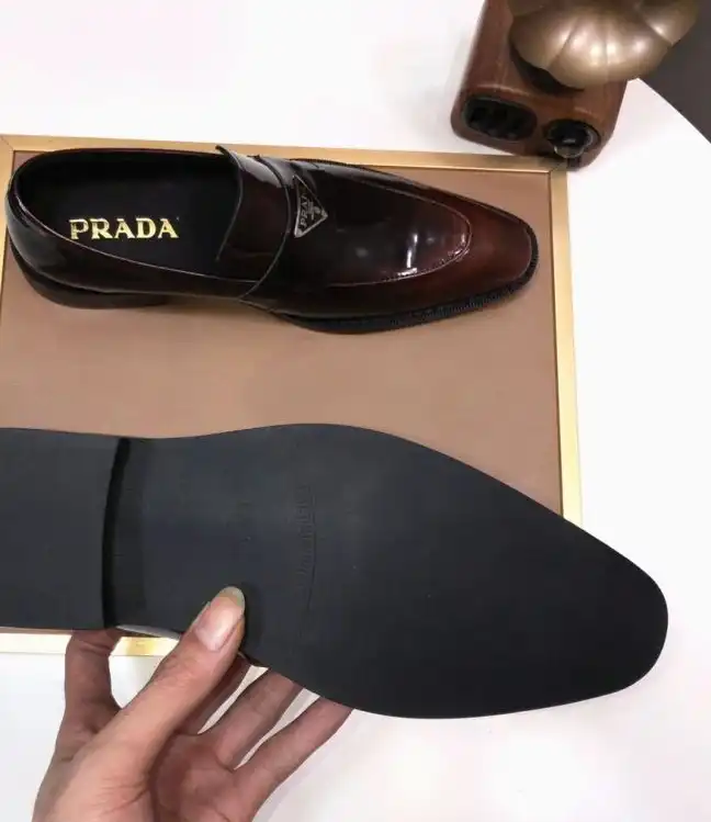 hype Prada Leather Shoes