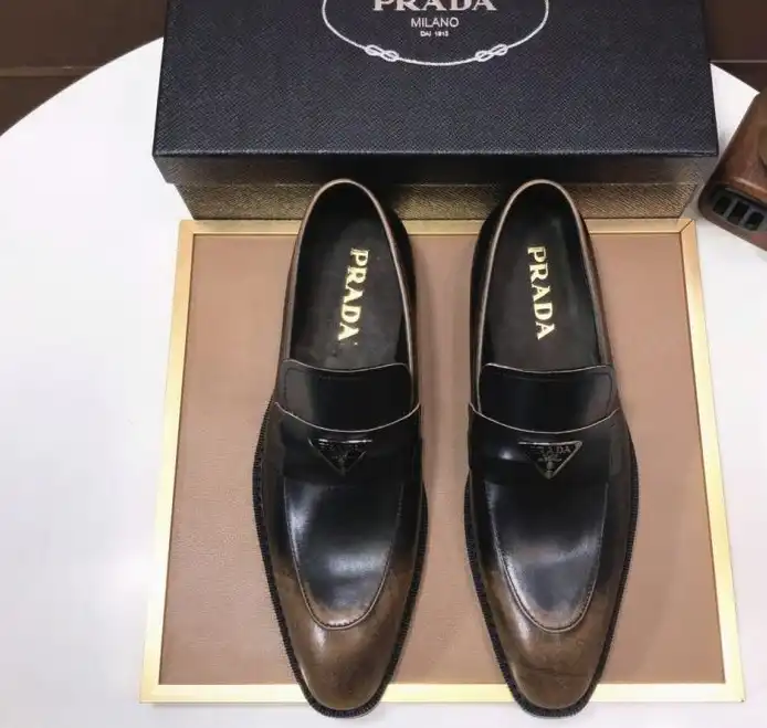 hype Prada Leather Shoes