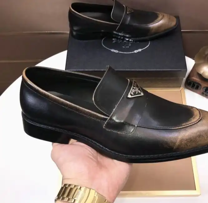 hype Prada Leather Shoes