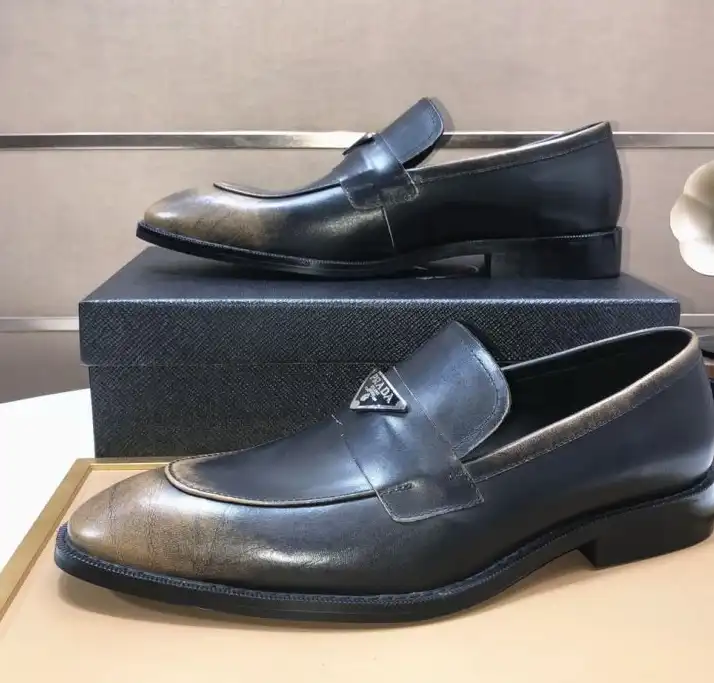 hype Prada Leather Shoes