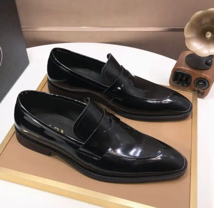 hype Prada Leather Shoes