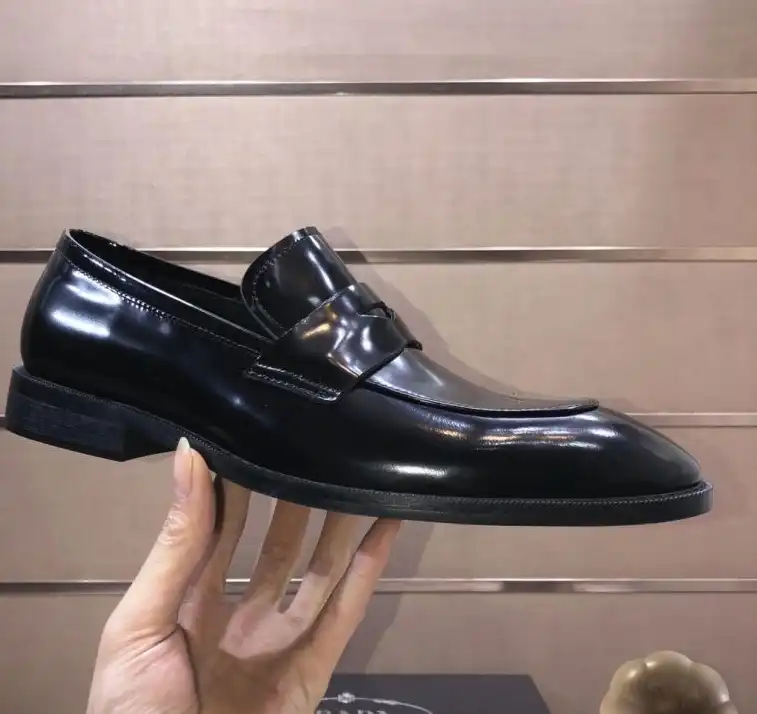 hype Prada Leather Shoes