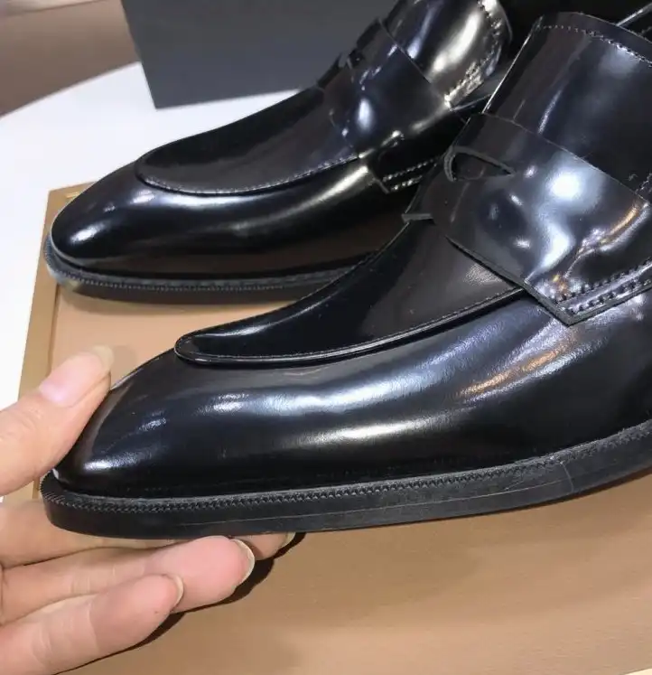 hype Prada Leather Shoes