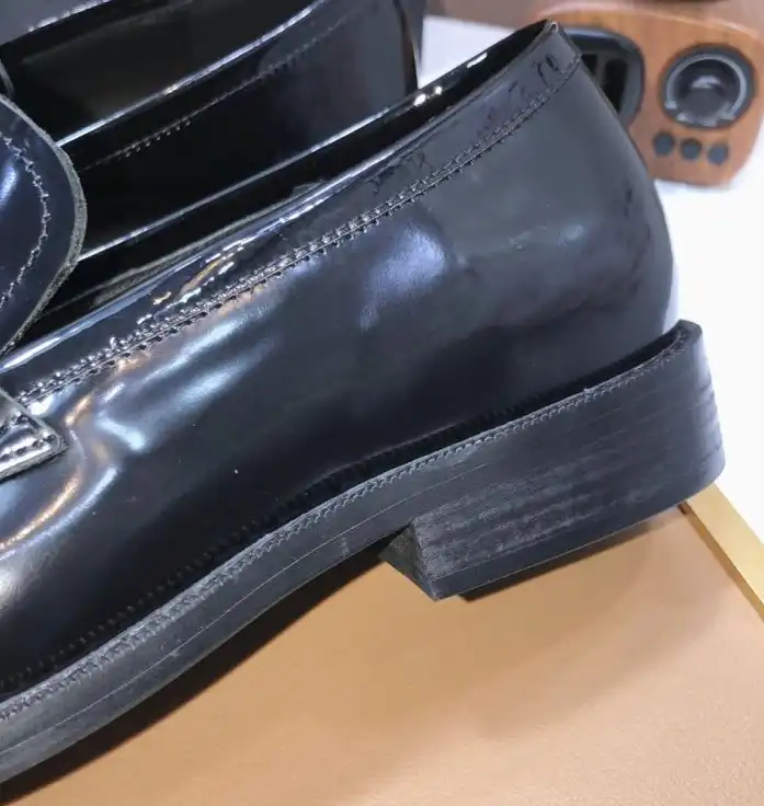 hype Prada Leather Shoes