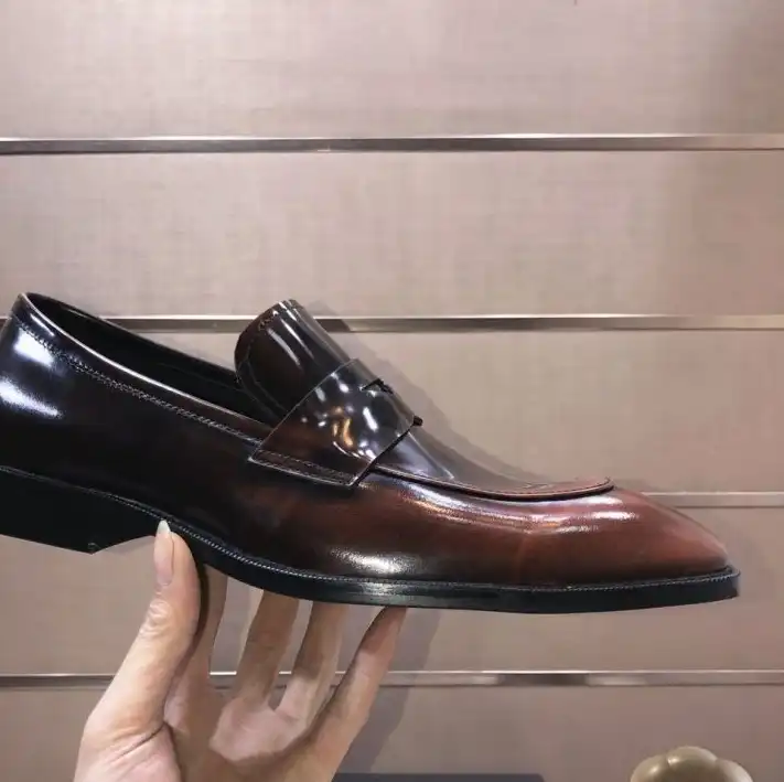 hype Prada Leather Shoes