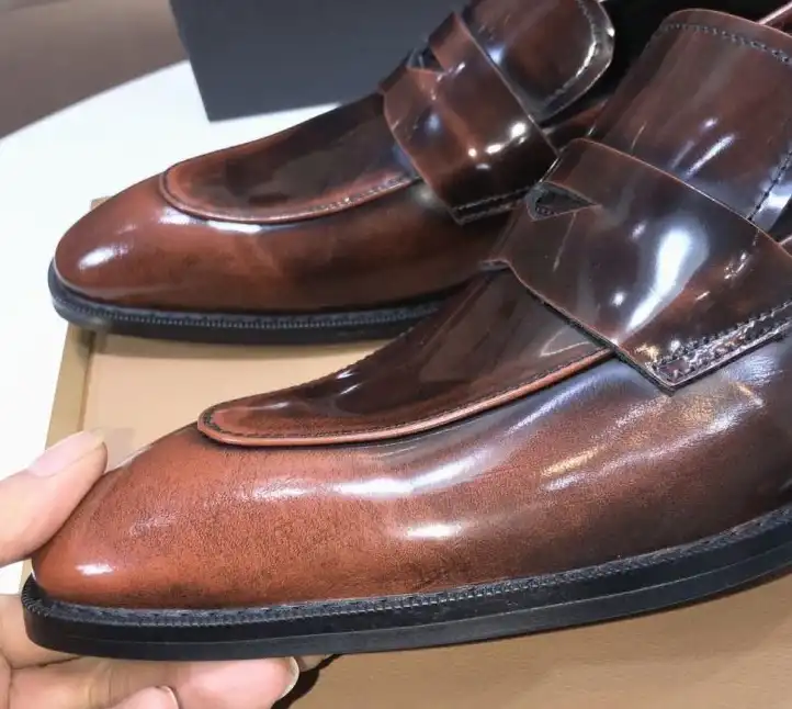 hype Prada Leather Shoes