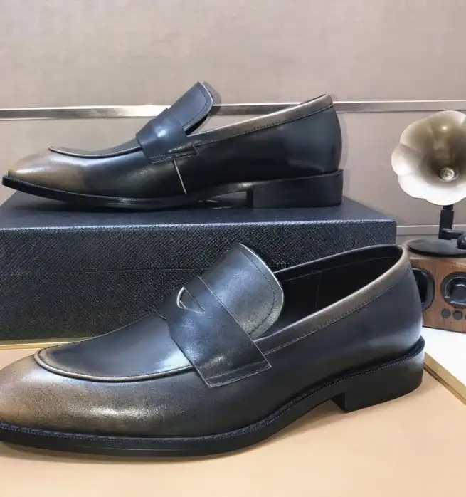 hype Prada Leather Shoes