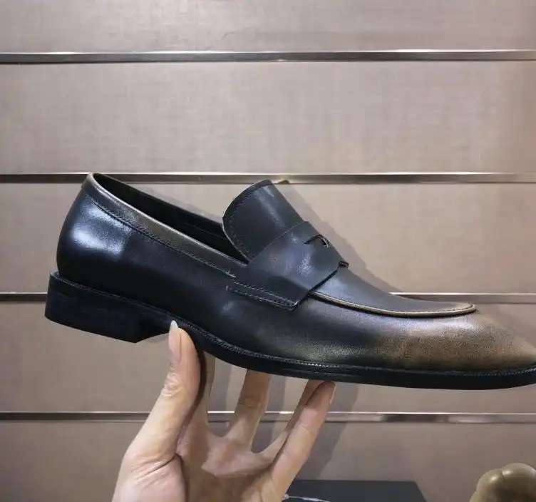 hype Prada Leather Shoes