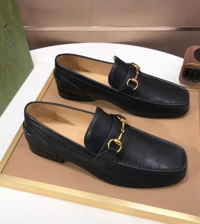 hype Gucci Leather Shoes