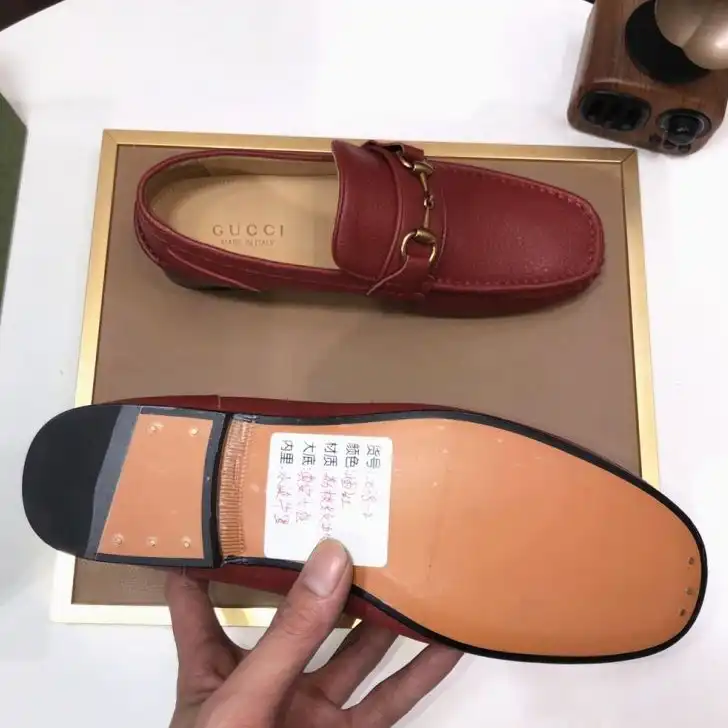 hype Gucci Leather Shoes