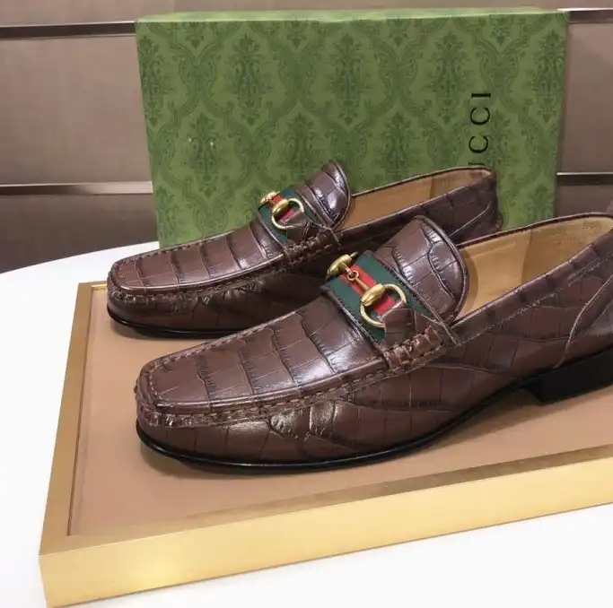 hype Gucci Leather Shoes