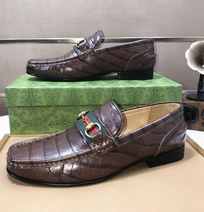 hype Gucci Leather Shoes