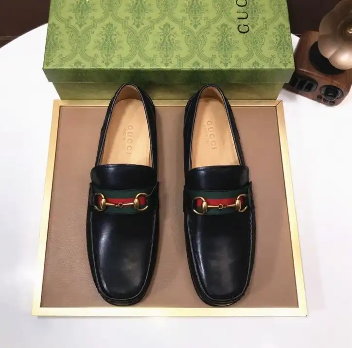 hype Gucci Leather Shoes