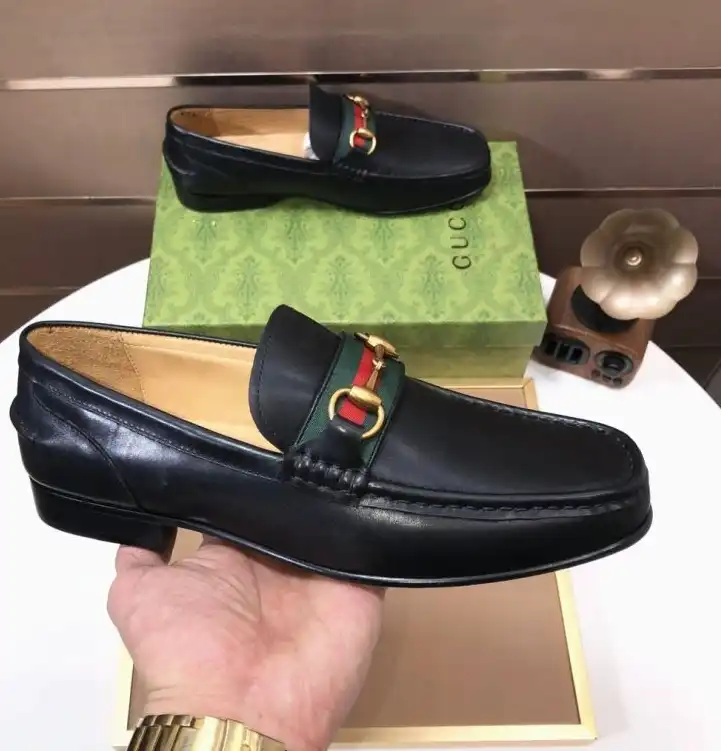 hype Gucci Leather Shoes