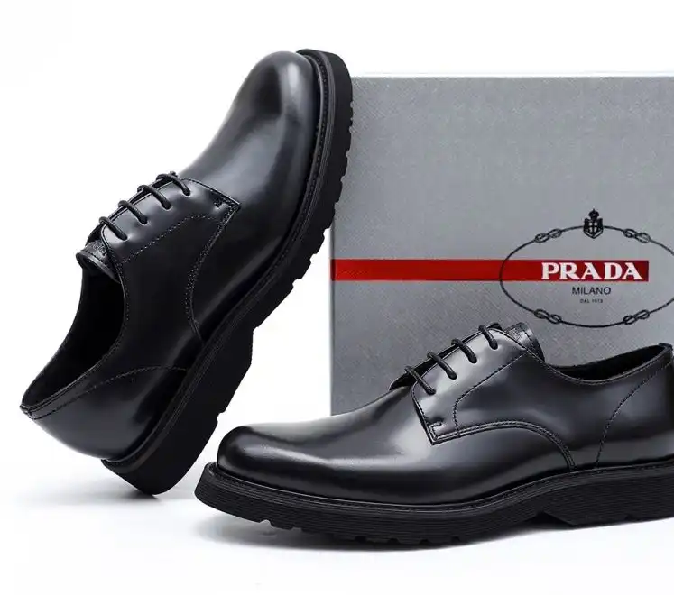 hype Prada Leather Shoes