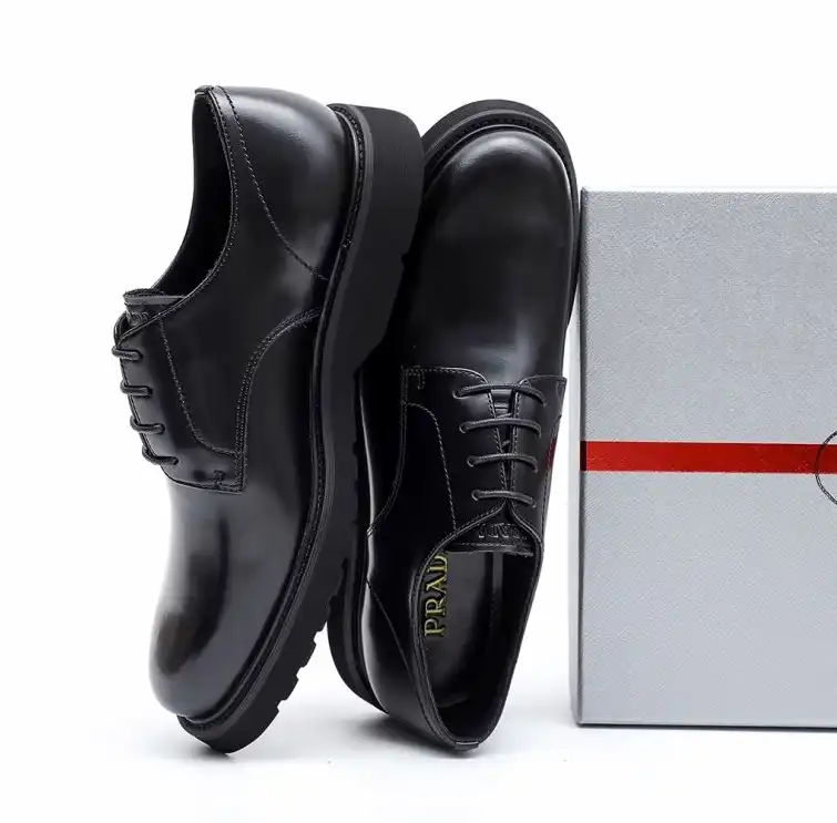 hype Prada Leather Shoes