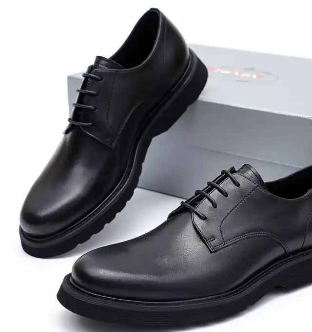 hype Prada Leather Shoes