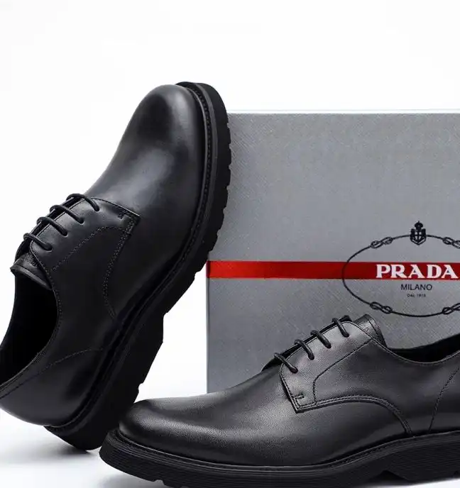 hype Prada Leather Shoes