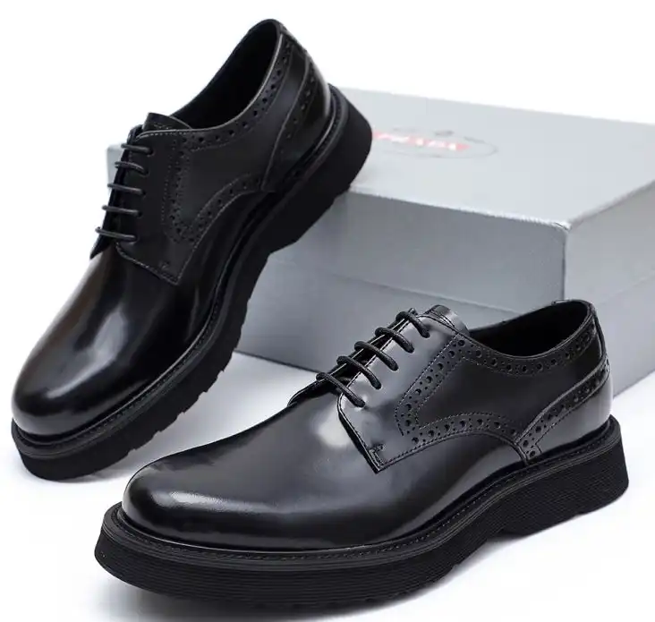 hype Prada Leather Shoes