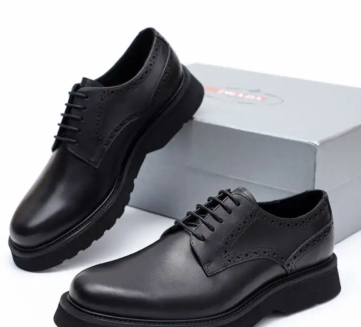 hype Prada Leather Shoes