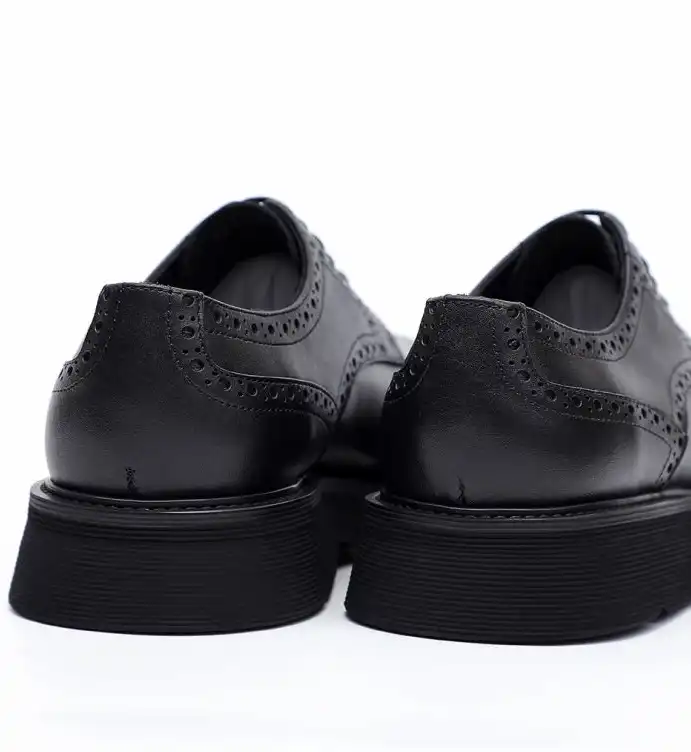 hype Prada Leather Shoes