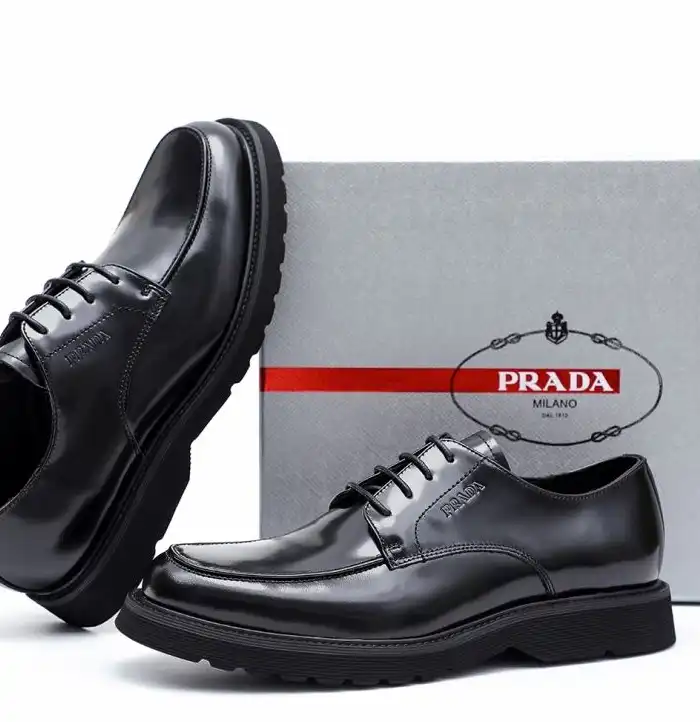 hype Prada Leather Shoes