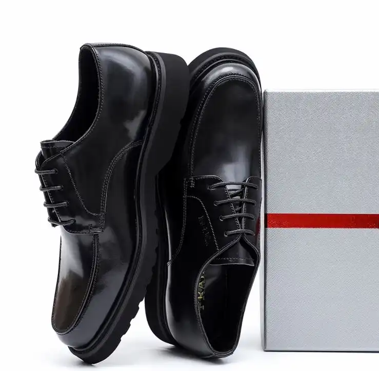 hype Prada Leather Shoes