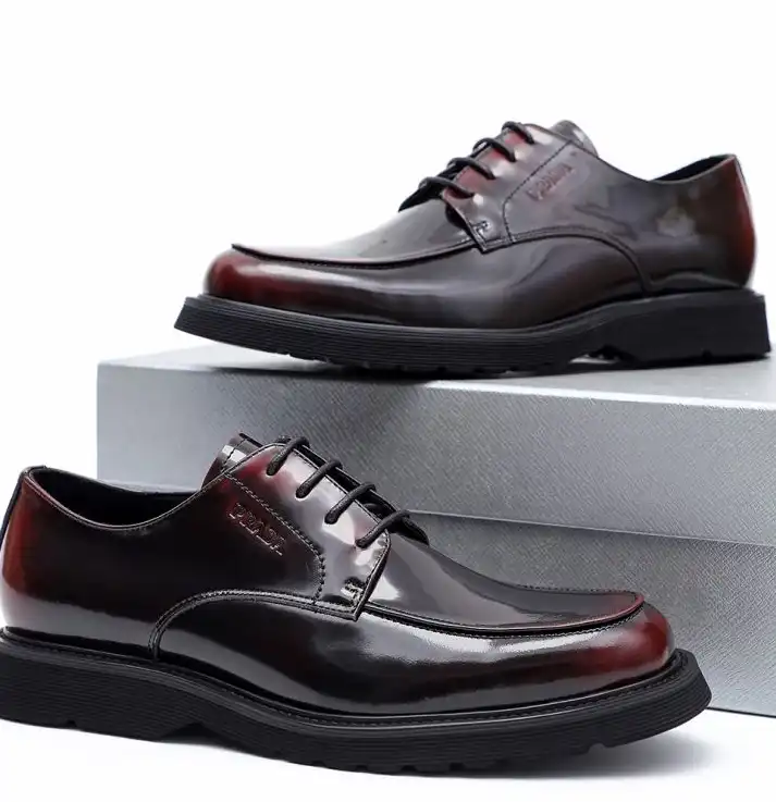 hype Prada Leather Shoes