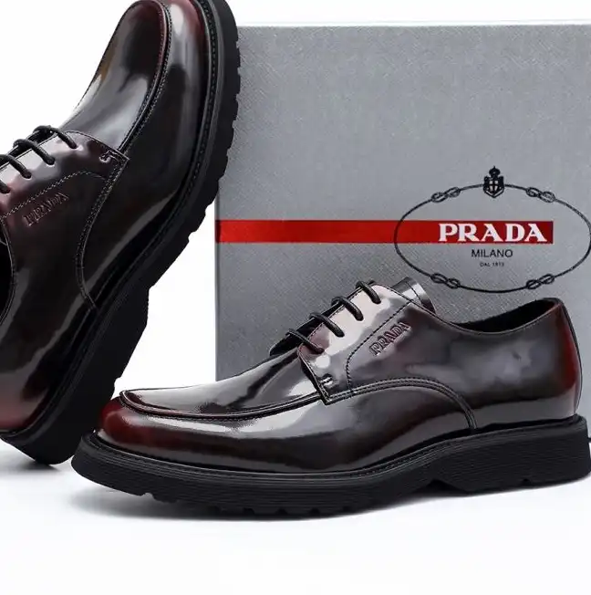 hype Prada Leather Shoes