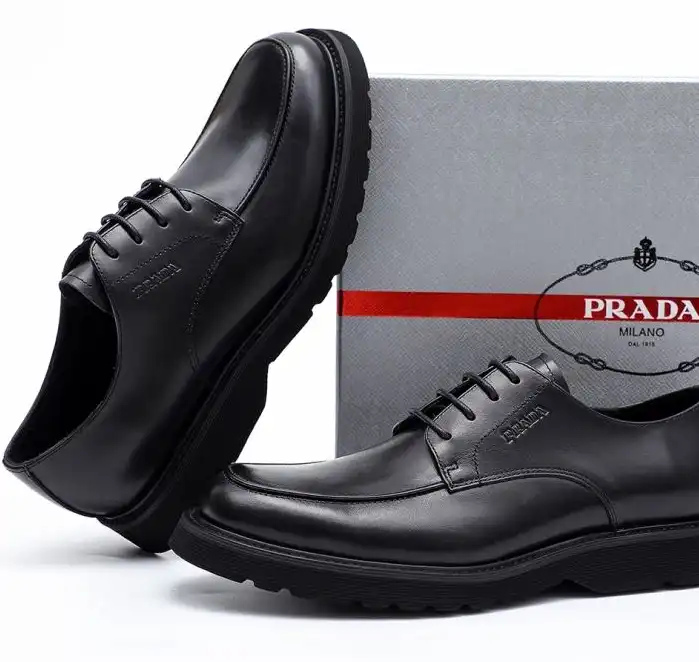 hype Prada Leather Shoes