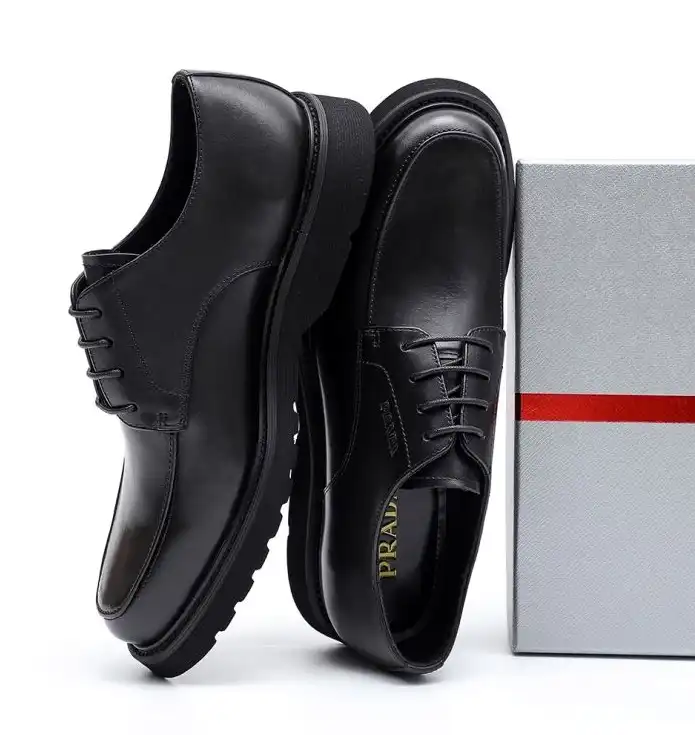 hype Prada Leather Shoes