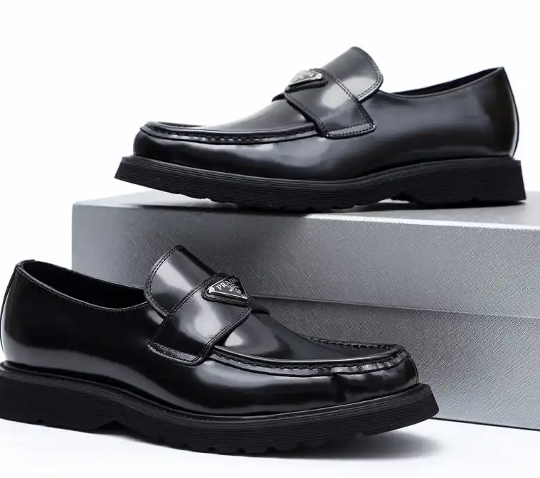 hype Prada Leather Shoes